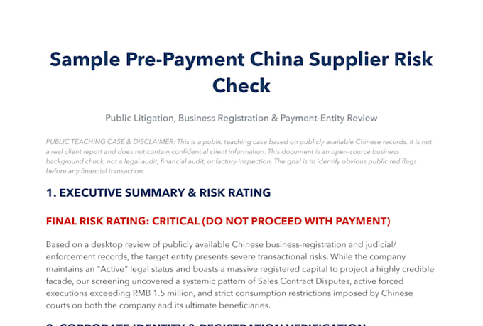 check a chinese supplier before you send payment